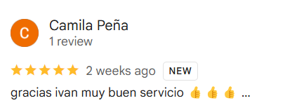 Google review